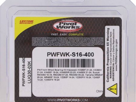 Pivot Works 21-23 Kawasaki KX250F PW Front Wheel Bearing Kit Online now