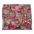 Hermes  Exposition Universelle  Rose Vif Silk Twill Scarf 90cm Sale