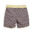 Wave Pale Pink Checkers - Surf Bermudas For Discount