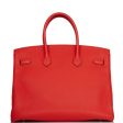 Pre-owned Hermes Birkin 35 Capucine Togo Gold Hardware Online Sale