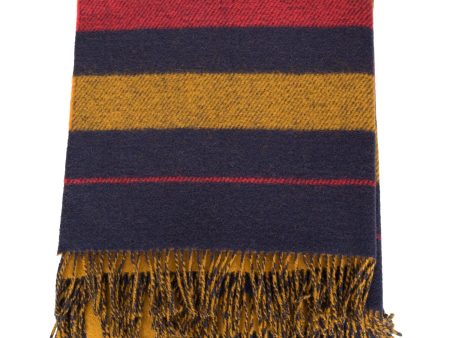 Hermes  Rocabar  Navy and Paille Blanket Online