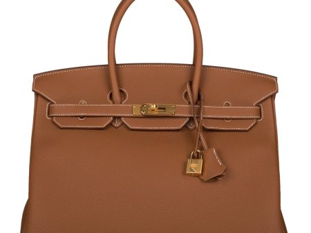 Hermes Birkin 35 Gold Togo Gold Hardware Discount