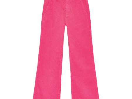 Woven Pants Shocking Pink Cheap