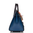 Hermes Night Sac Faubourg Birkin 20 Bleu Marine Matte Alligator Palladium Hardware Hot on Sale