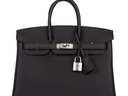 Hermes Black Togo Birkin 25cm Palladium Hardware For Cheap