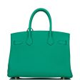 Hermes Birkin 30 Menthe Clemence Gold Hardware Hot on Sale