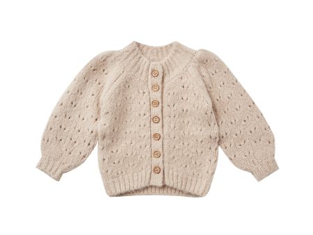 Tulip Cardigan Beige on Sale