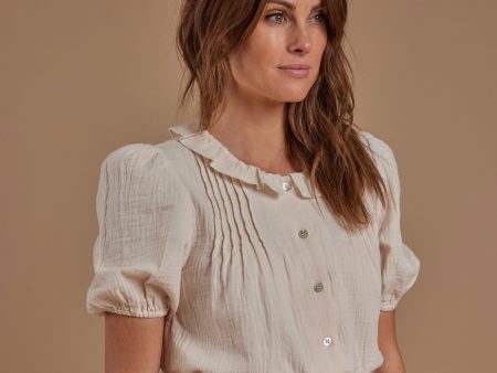 Jenny Blouse Natural Hot on Sale