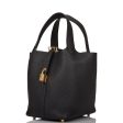 Hermes Black Clemence Picotin Lock 18cm Gold Hardware Online Hot Sale