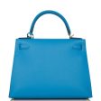 Hermes Kelly Sellier 28 Bleu Frida Epsom Gold Hardware Supply