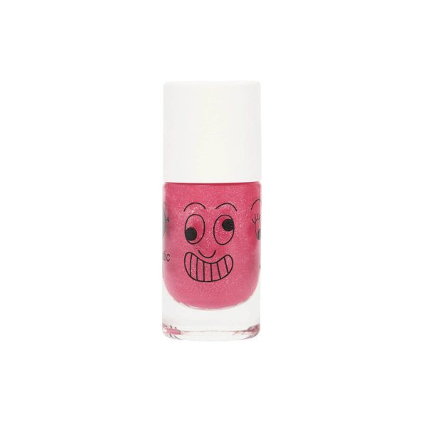 Kids nail polish, water-based - Kitty - candy pink glitter Cheap