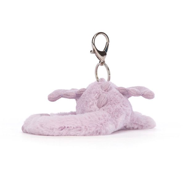 Lavender Dragon Bag Charm Fashion