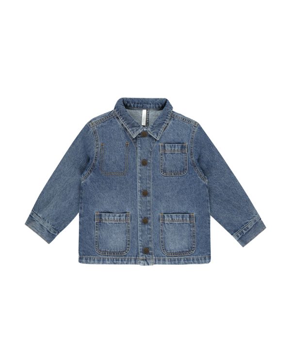 Denim Chore Coat Indigo Online Sale