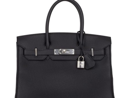 Hermes Birkin 30 Black Togo Palladium Hardware For Discount