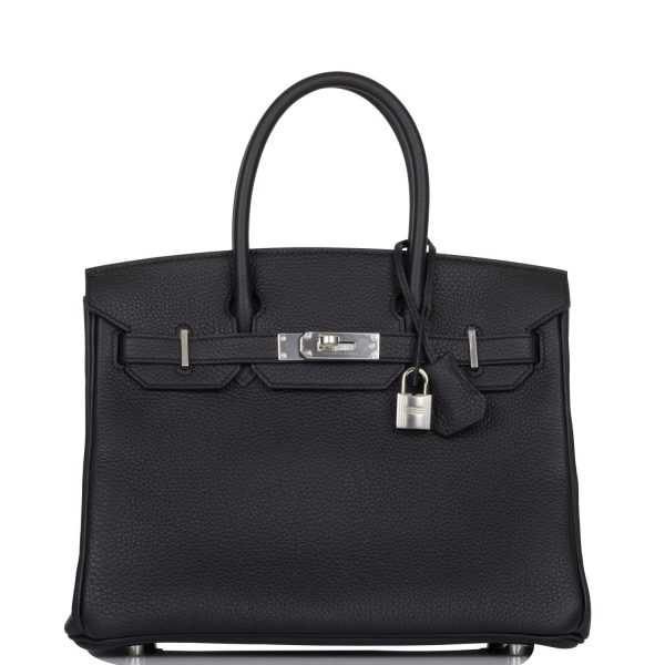 Hermes Birkin 30 Black Togo Palladium Hardware For Discount