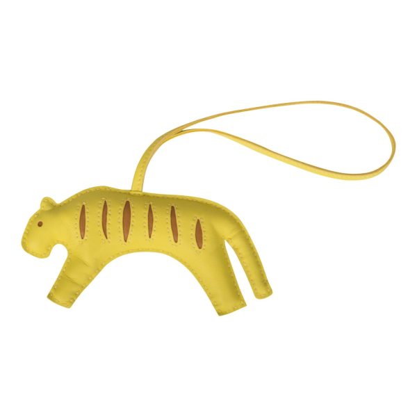 Hermes RooRoo Tiger Bag Charm Lime Sesame Online