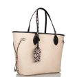 Louis Vuitton Cream Wild At Heart Giant Monogram Empreinte Neverfull MM Cheap