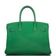 Pre-owned Hermes Birkin 30cm Bambou Togo Palladium Hardware Supply