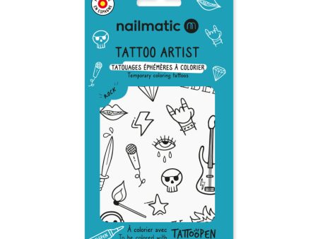 Coloring Temporary Tattoos - Rock Online Hot Sale