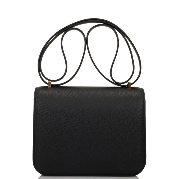 Hermes Constance 18 Black Epsom Gold Hardware For Cheap