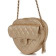 Chanel CC In Love Large Heart Bag Gold Lambskin Light Gold Hardware Supply