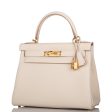 Hermes Kelly Retourne 28 Craie Togo Gold Hardware Online Sale