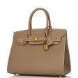 Hermes Birkin Sellier 30 Etoupe Epsom Gold Hardware Fashion