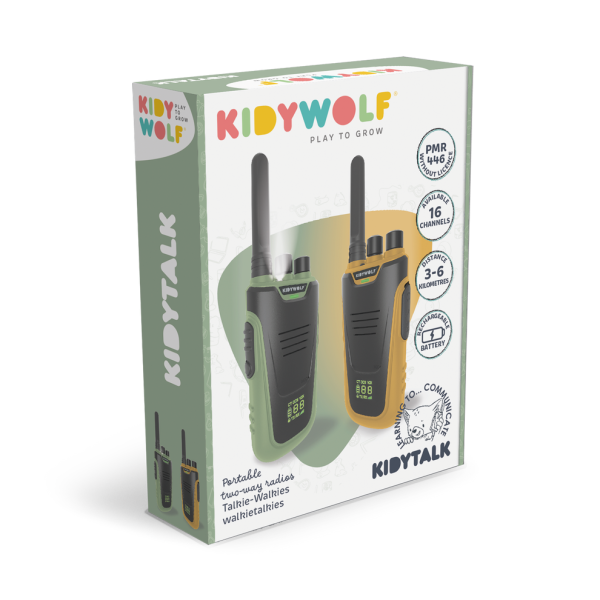 KIDYTALK - Talkie-Walkies - Vert   Orange Online Hot Sale