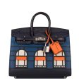 Hermes Night Sac Faubourg Birkin 20 Bleu Marine Matte Alligator Palladium Hardware Hot on Sale