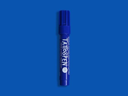 Tattoo Pen - Temporary Felt Pen Dark Blue For Discount