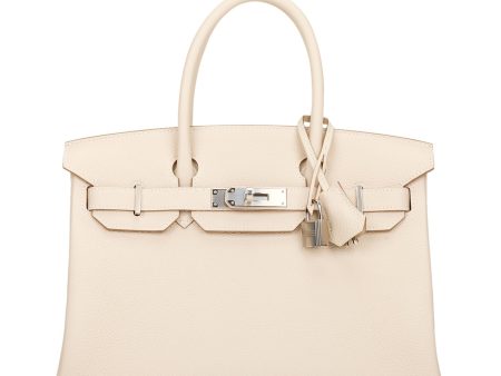 Hermes Birkin 30 Craie Togo Palladium Hardware Online