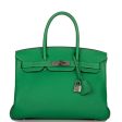 Pre-owned Hermes Birkin 30cm Bambou Togo Palladium Hardware Supply