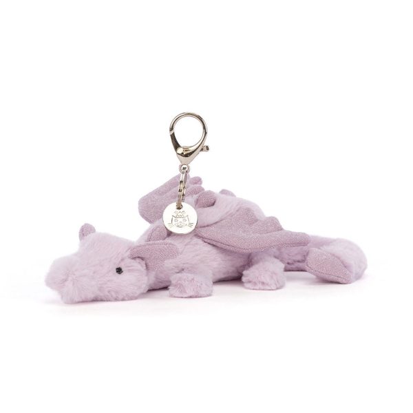 Lavender Dragon Bag Charm Fashion