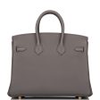 Hermes Birkin 25 Etain Togo Gold Hardware For Discount