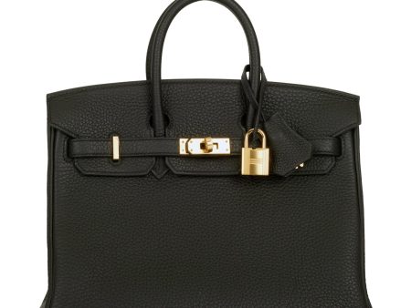 Hermes Birkin 25 Black Togo Gold Hardware Online Hot Sale