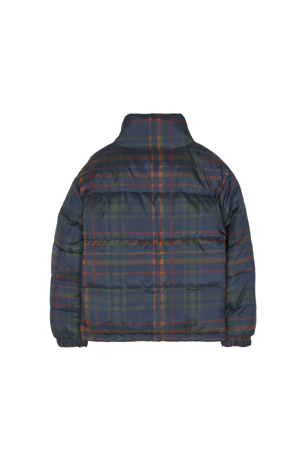 SNOWTY Navy Checkers - Reversible Down Jacket Sale