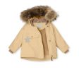 Wang Fleece Lined Winter Jacket Fur. GRS Semolina Sand on Sale