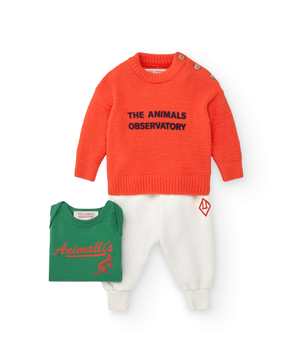 Bobcat Baby Sweater Orange For Discount