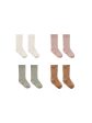 Socks, Set Of 4 Natural, Mauve, Basil, Cinnamon Online now