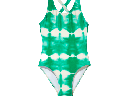 OLIVIA Green Tie & Dye - Swimsuit Cheap