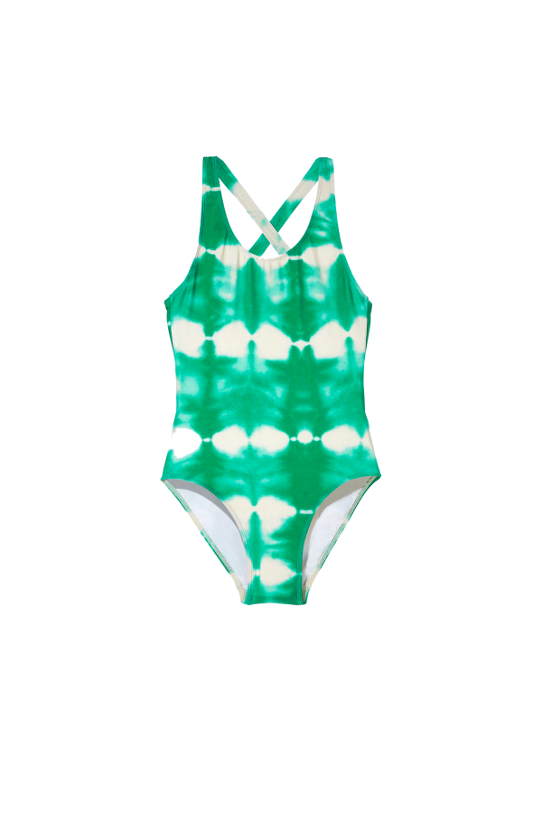 OLIVIA Green Tie & Dye - Swimsuit Cheap