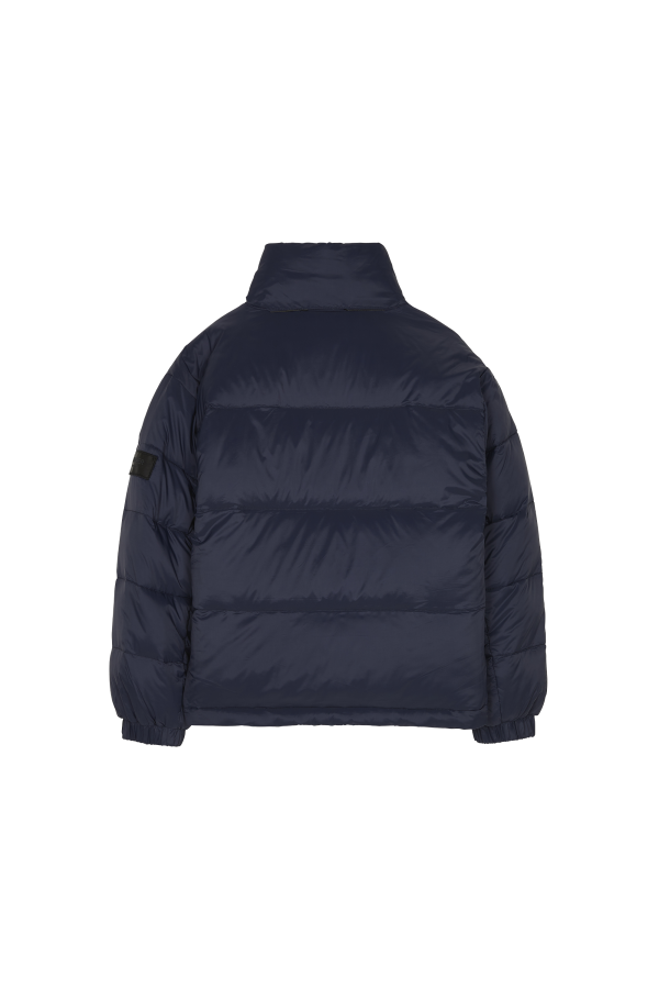 SNOWTY Navy Checkers - Reversible Down Jacket Sale