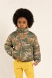 SNOWTY Warm Yellow Earth Camo - Reversible Down Jacket For Cheap