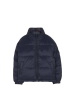 SNOWTY Navy Checkers - Reversible Down Jacket Sale