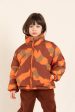 SNOWTY Pop Orange Zebra - Reversible Down Jacket Cheap