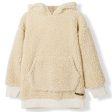 Yankton Sand Sherpa Knitted Oversized Hoody Online now