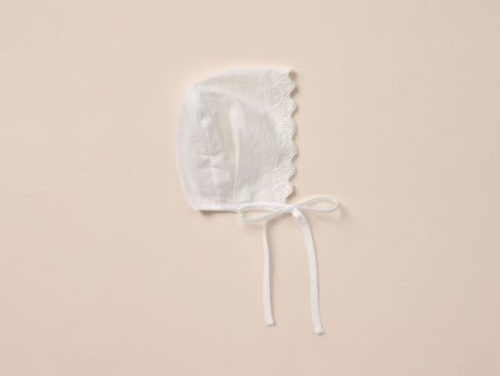 Baby Bonnet White For Sale