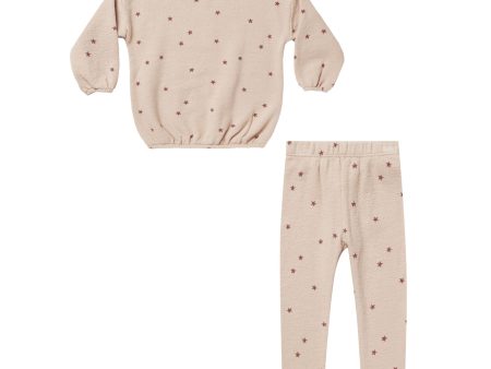 Spongy Knit Set Stars on Sale