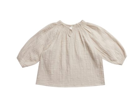 Quincy Blouse Embroidered Daisy Stone Fashion