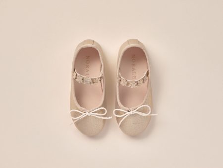 Ballet Flats Champagne on Sale